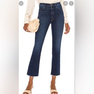 MOTHER Hustler Ankle Fray Jeans